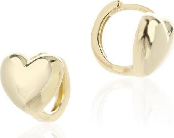 Kemer Kolczyki ze stali szlachetnej pozłacanej angielskie zapięcie KST1983