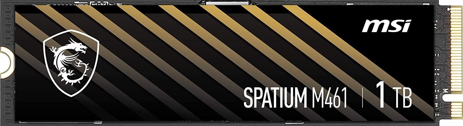 Dysk SSD MSI Spatium M461 1TB M.2 2280 PCI-E x4 Gen4 NVMe (S78-440L1D0-P83)