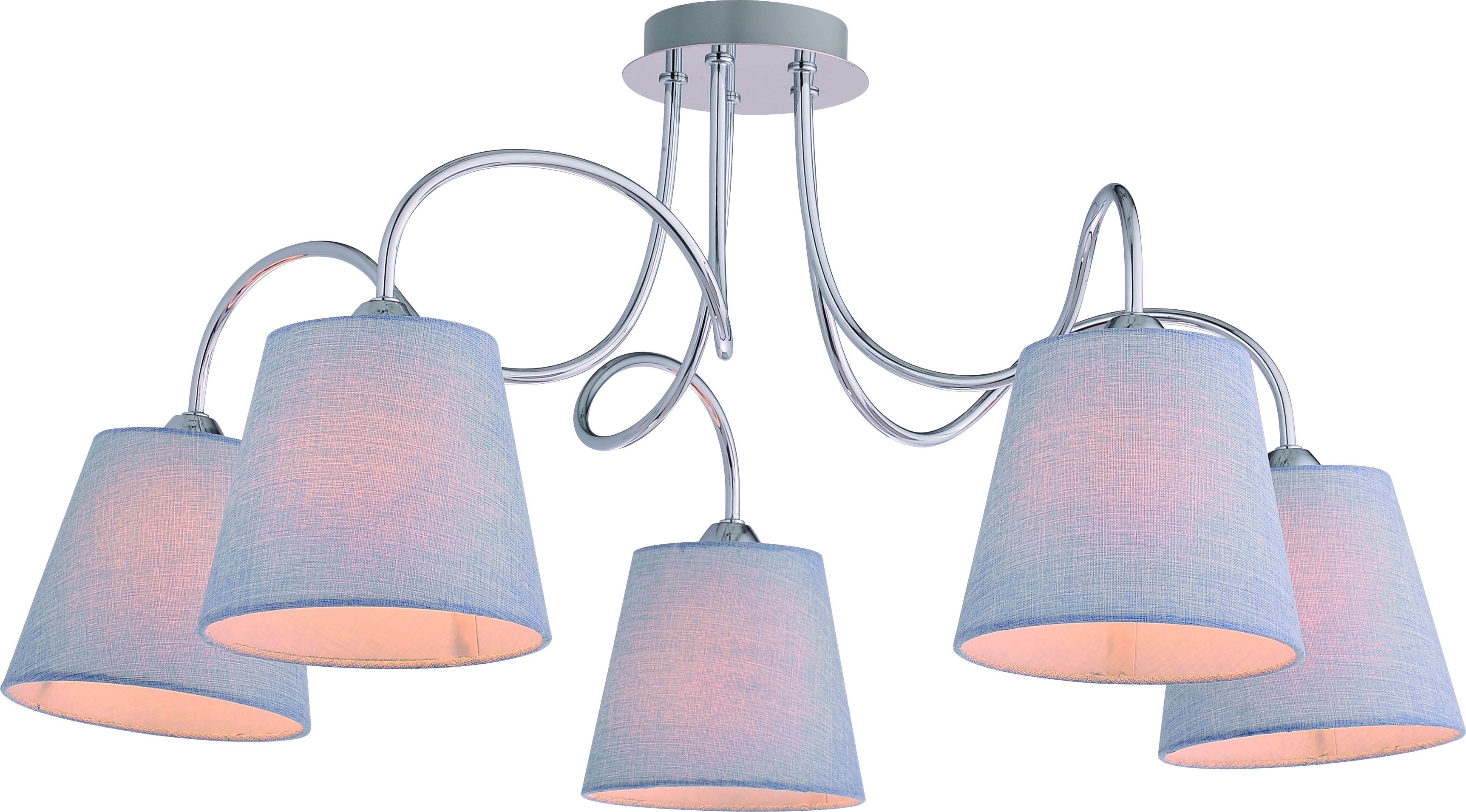 Lampa wisząca Candellux Lampa sufitowa chrom kuchenna Candellux LUK 35-70753