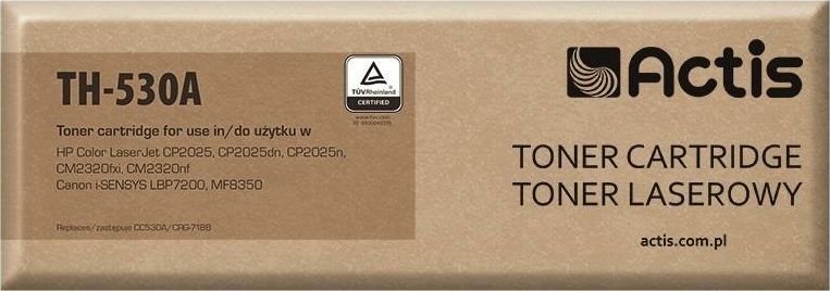Toner Actis Toner ACTIS TH-530A - zamiennik HP 304A CC530A Canon CRG-718B Standard 3600 stron czarny -