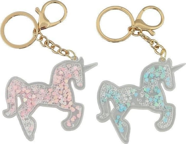 Breloczek Adar Brelok jednorożec przezroczysty MIX