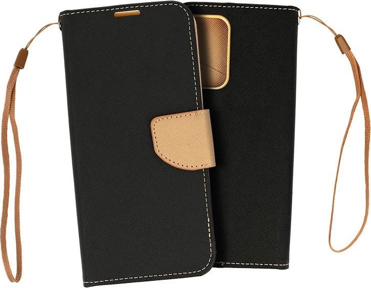 KABURA TELONE FANCY DO XIAOMI 12 PRO CZARNO-ZŁOTA