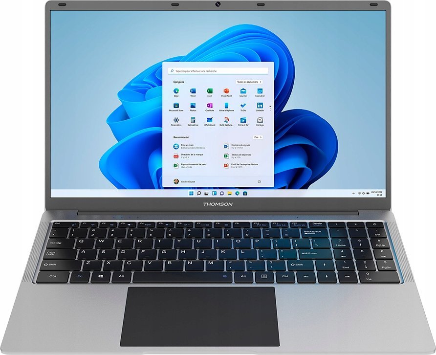 Laptop Thomson THOMSON Neo N15, 15,6-inch/Intel Celeron 4 cores N5100/1366*768 HD TN/8GB RAM DDR4/512Gb M.2/Wifi AC & BT 4.2/0.3MP Webcam/5000 mAh 7.6