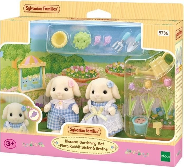 Figurka Epoch Rajski zestaw z zabawkami Flora Rabbit Sylvanian Families 5736