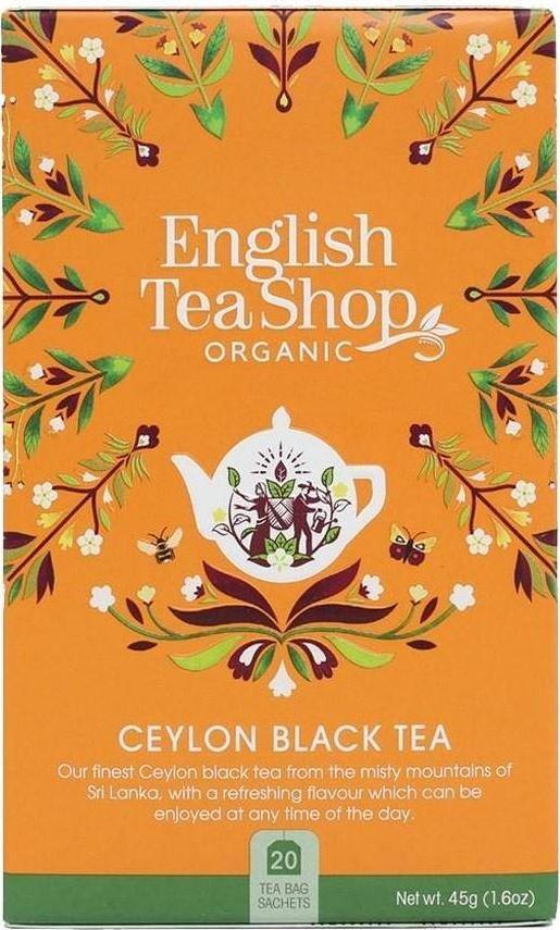 English Tea Shop Herbata czarna cejlońska (20x2,25) BIO 45 g