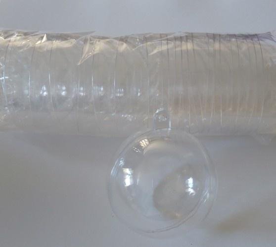 Kula transparentna 8cm 10szt