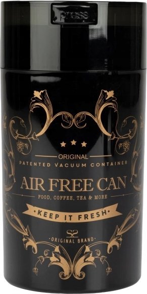 Espresso Gear Pojemnik próżniowy do przechowywania kawy lub herbaty pojemność 500 g czarny