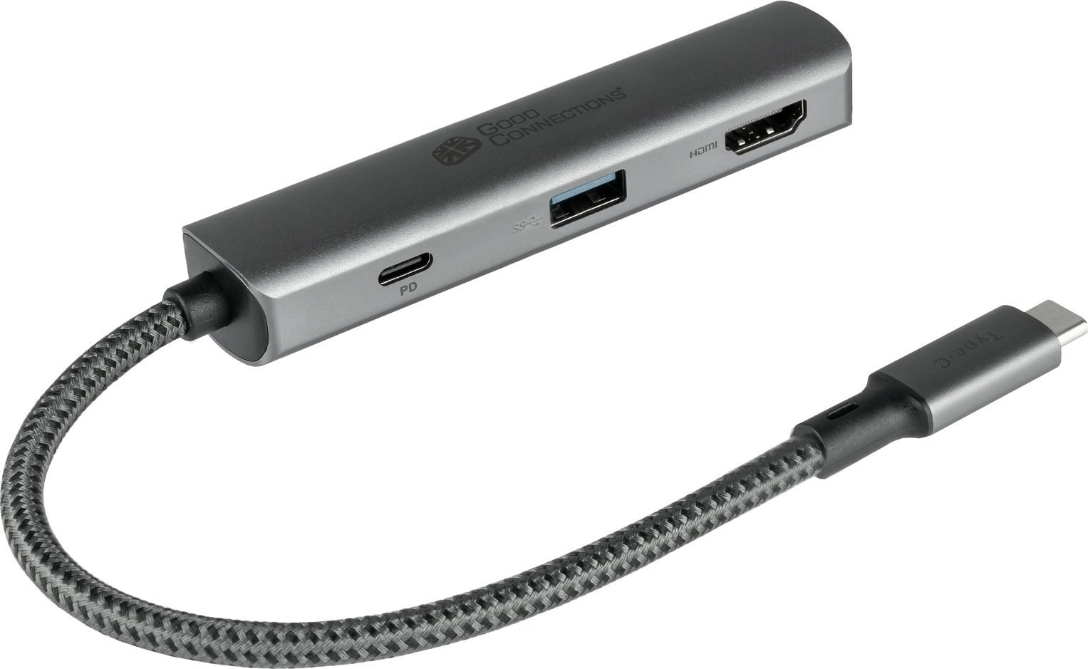 HUB USB Good Connections Good Connections USB-C-Hub (3-Port) anthrazit