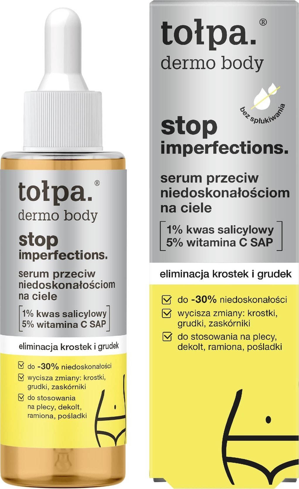TOLPA TOŁPA Dermo Body Stop Imperfections Serum przeciw niedoskonałościom na ciele - eliminacja krostek i grudek 100 ml