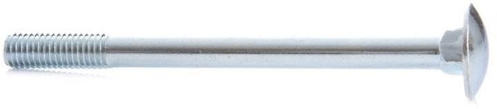 BOLT DIN603 M8X140 ZN 4PCS