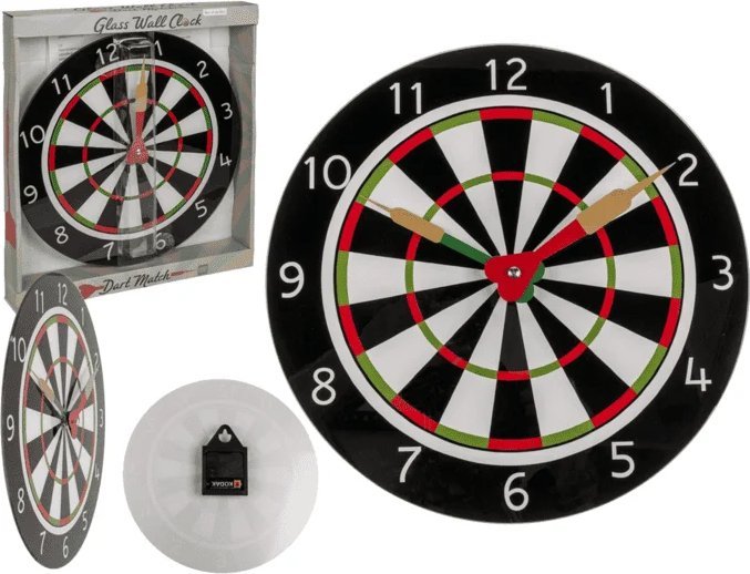 Out of the blue Zegar Ścienny w stylu Tablicy do Gry w Darta