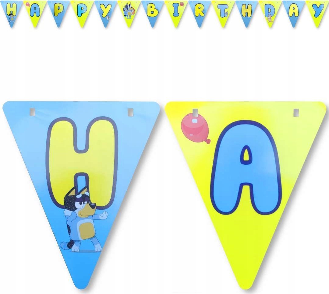 MFP paper Girlanda papierowa Bluey