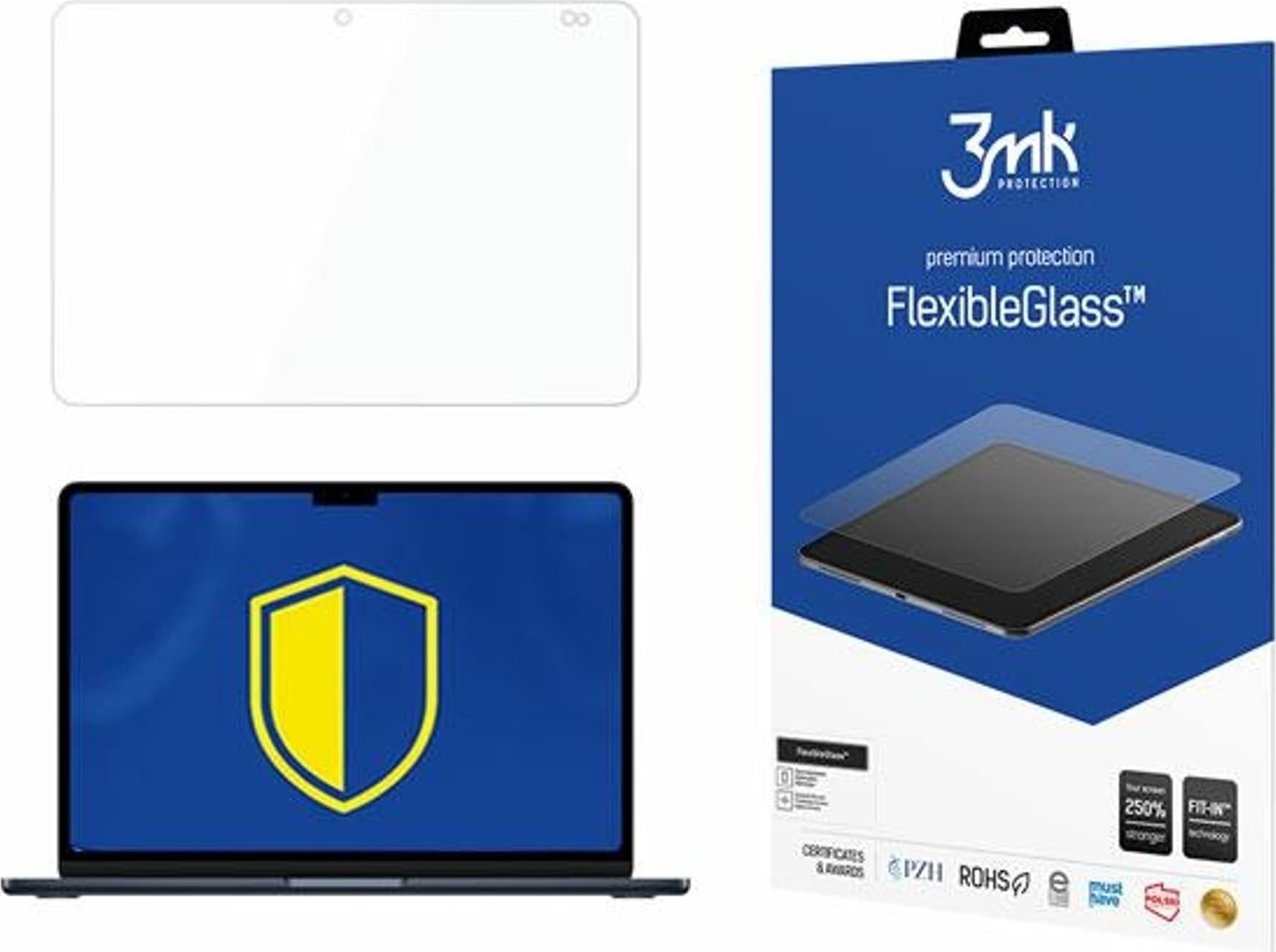 3MK 3MK FlexibleGlass MacBook Air 2022 (M2) do 15" Szkło Hybrydowe