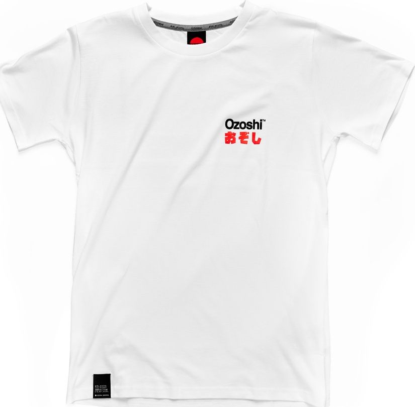 Ozoshi Koszulka męska Isao biała r. XL (TSH O20TS005)