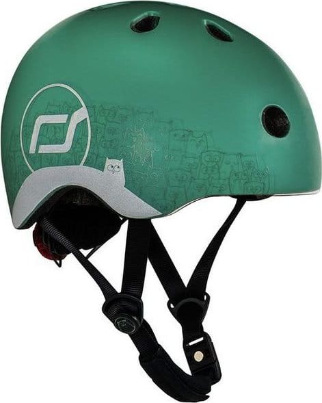 ScootAndRide Kask dla dzieci 1-5 lat Forest Owl r. XXS-S