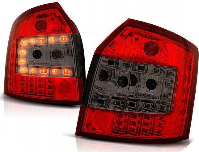 Lampy diodowe Audi A4 B6 01-04 avant red smoke led