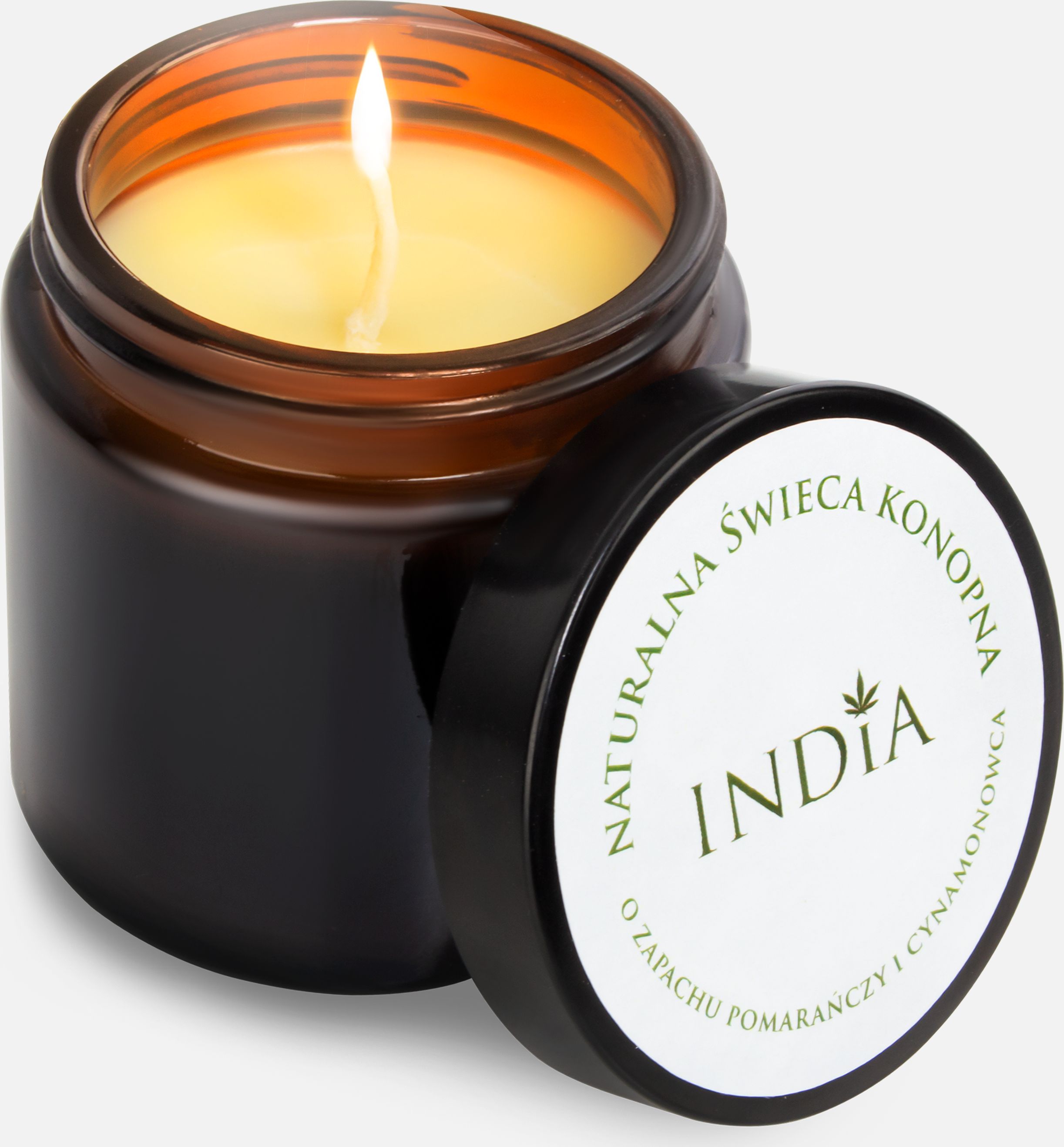 India INDIA Świeca Konopna90g