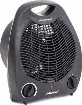 Termowentylator Mirpol Grzejnik elektryczny termowentylator czarny 2000 W