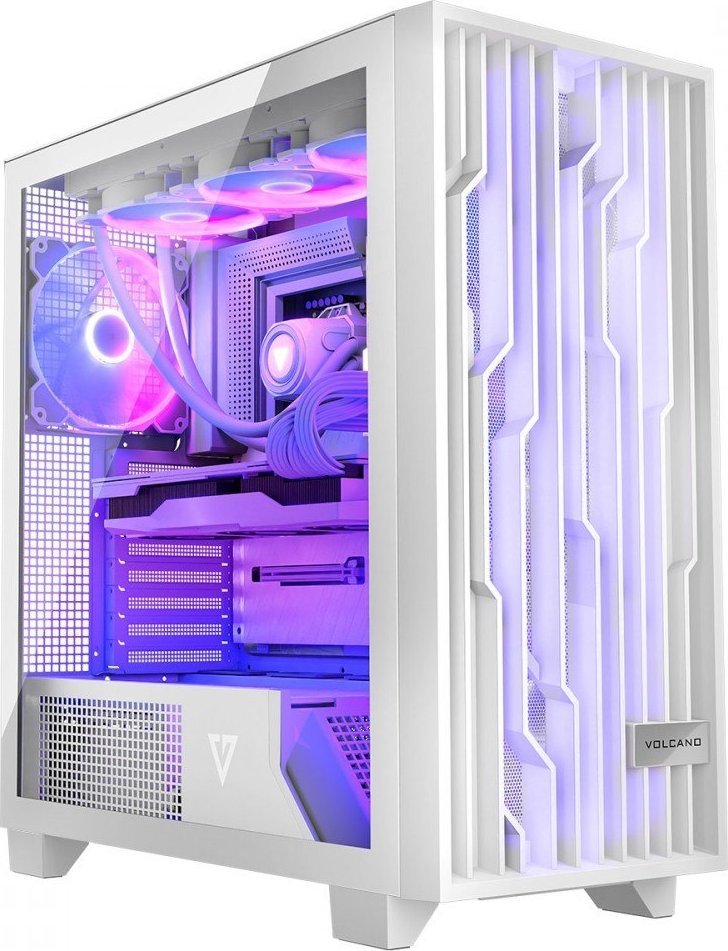 Obudowa Modecom Obudowa komputerowa Volcano Perun Apex ARGB Midi biała