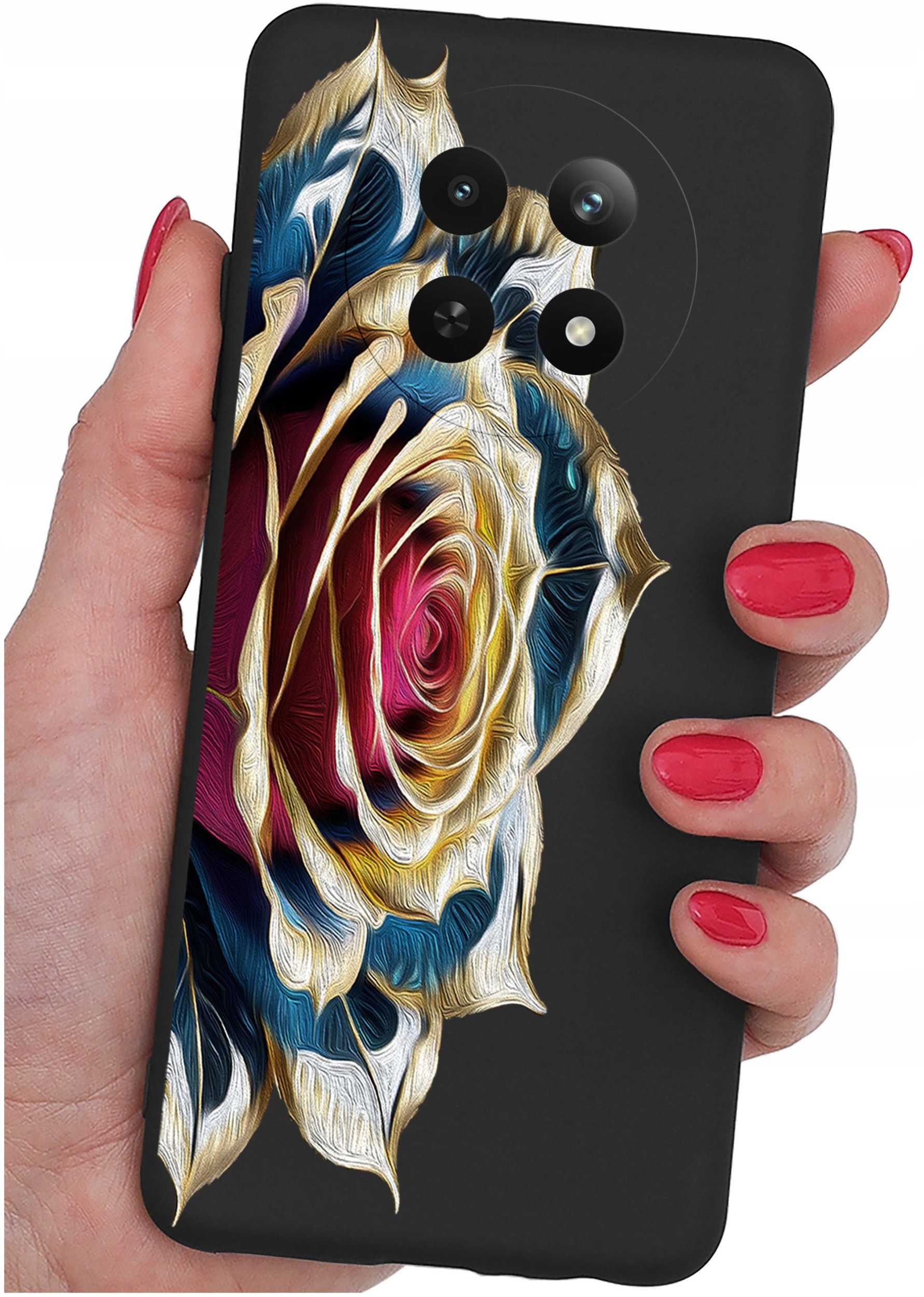 Etui do Realme 12 5G | 12x 5G WZORY |SILIKONOWE MATT CASE + SZKŁO 9H