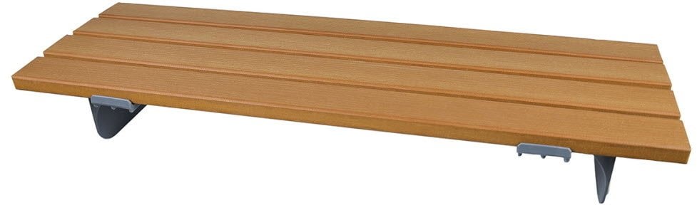 Sundo Siedzisko do wanny z drewnianymi listwami