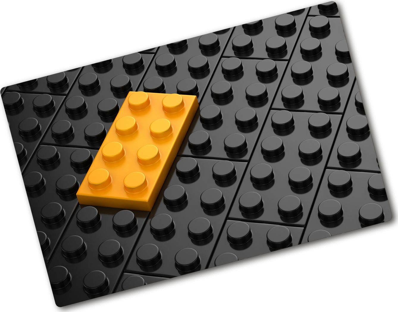 Deska do krojenia Tulup szklana Klocki lego 4 80x52cm