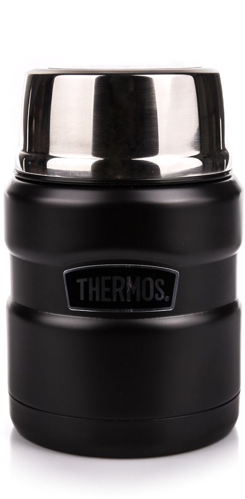 Thermos Termos obiadowy Termos dziecięcy 0.47 l Czarny