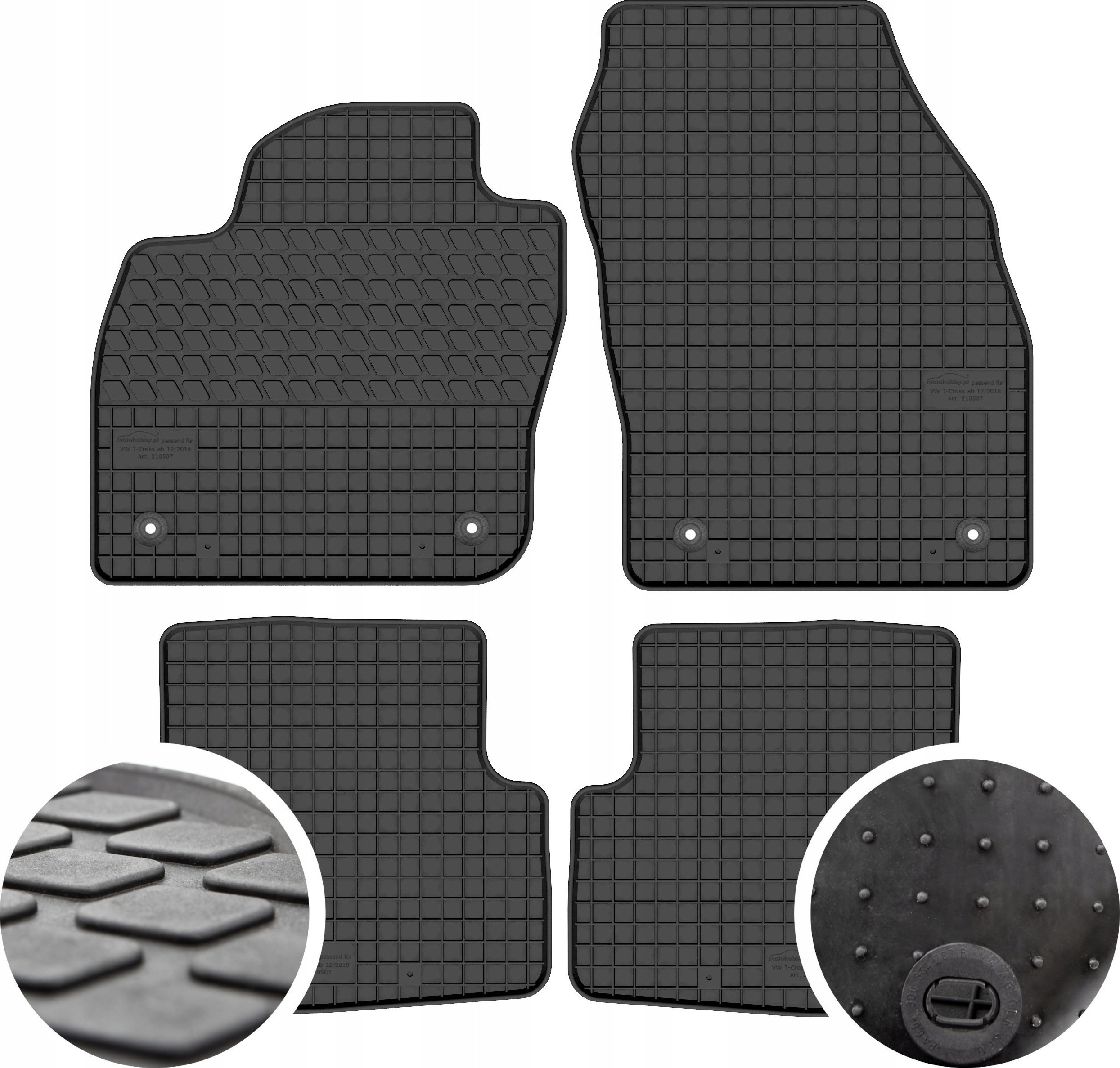 GeyerHosaja Dywaniki gumowe do Volkswagen T-Cross