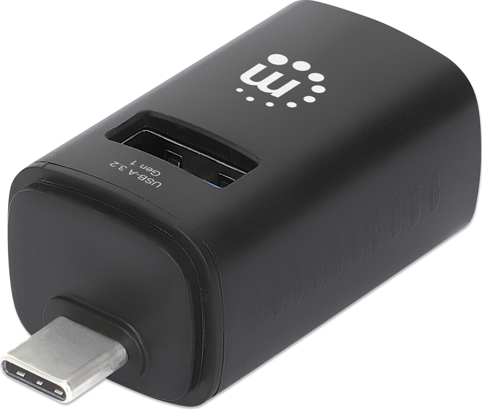 HUB USB Manhattan 3-Portowy Hub USB 3.2 Gen1 Typ-C do 1x USB-A 3.0, 2x USB 2.0 (180993)