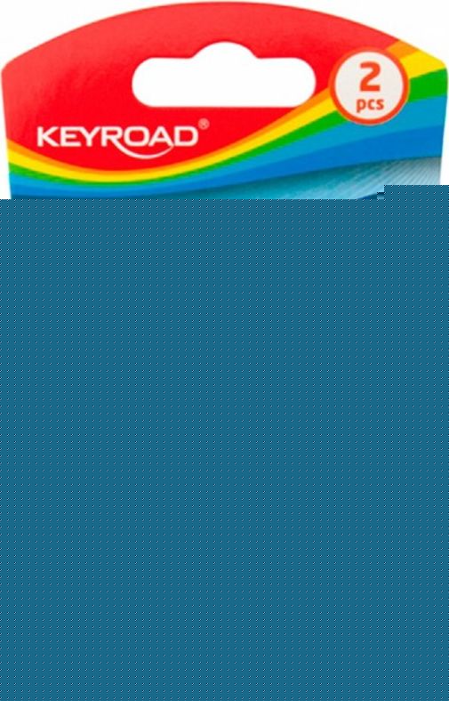 Keyroad Gumka Uniwersalna Keyroad Ślimak, 2Szt., Blister, Mix Kolorów
