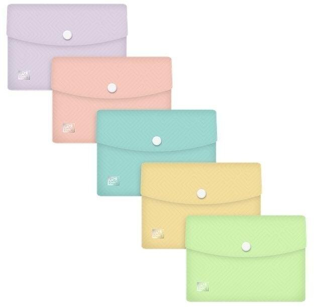 Oxford Teczka kopertowa A6 Urban Pastel (5szt)