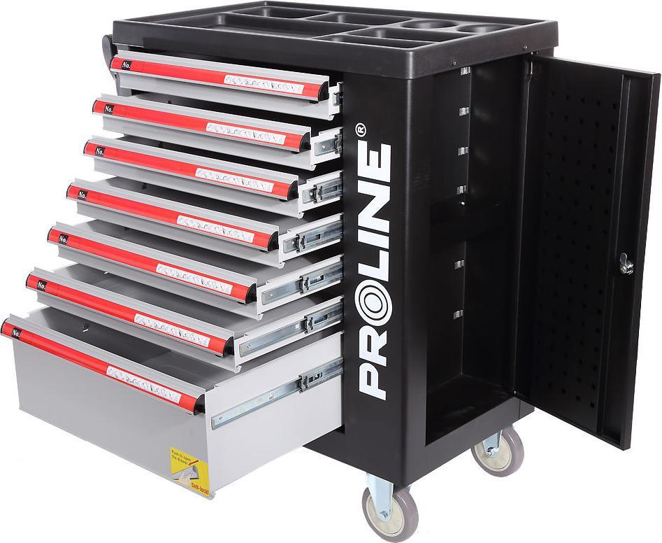 Pro-Line Szafka narzędziowa 7 szufl.79x49x101cm z wyp.211el. proline