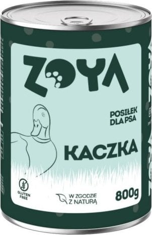 ZOYA Kaczka puszka - Karma mokra dla psów - 800g