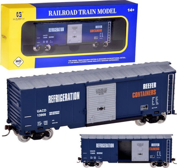 Jokomisiada Wagon towarowy do kolejki model przesuwane drzwi H0 1:87 RC0645