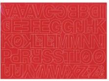 ARTDRUK Litery samoprzylepne 3 cm czerwone