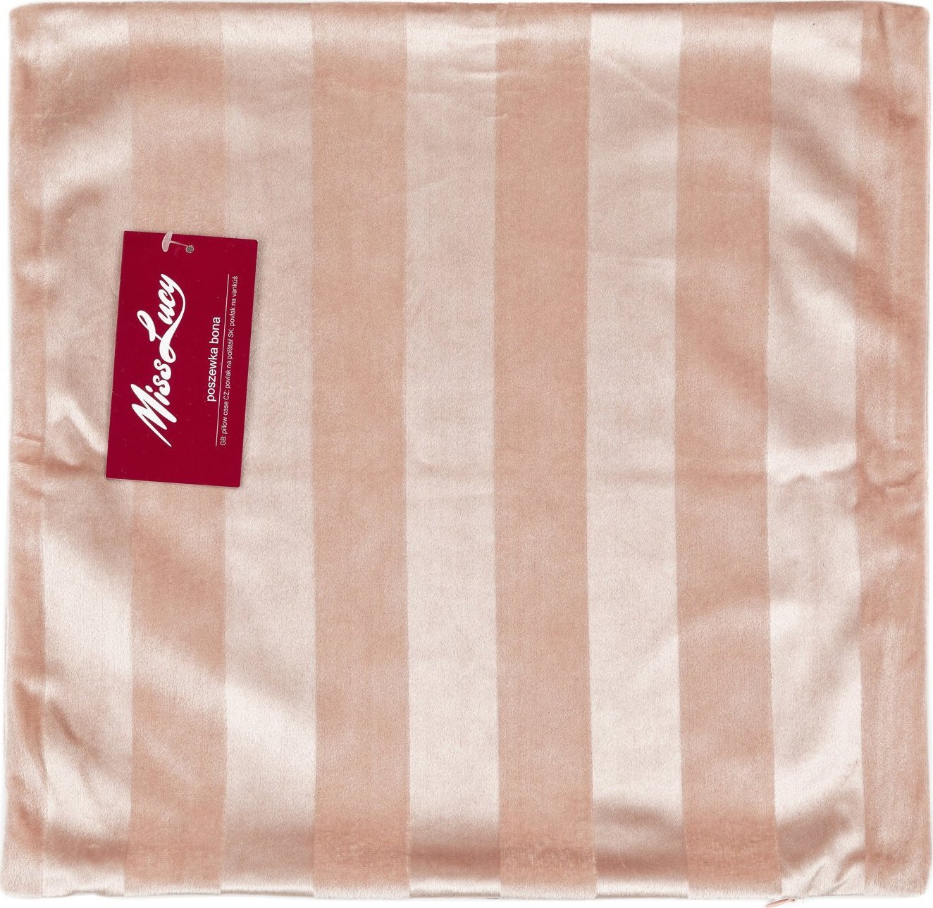 Miss Lucy Poszewka ozdoba Miss Lucy Bona 40x40 cm różowa