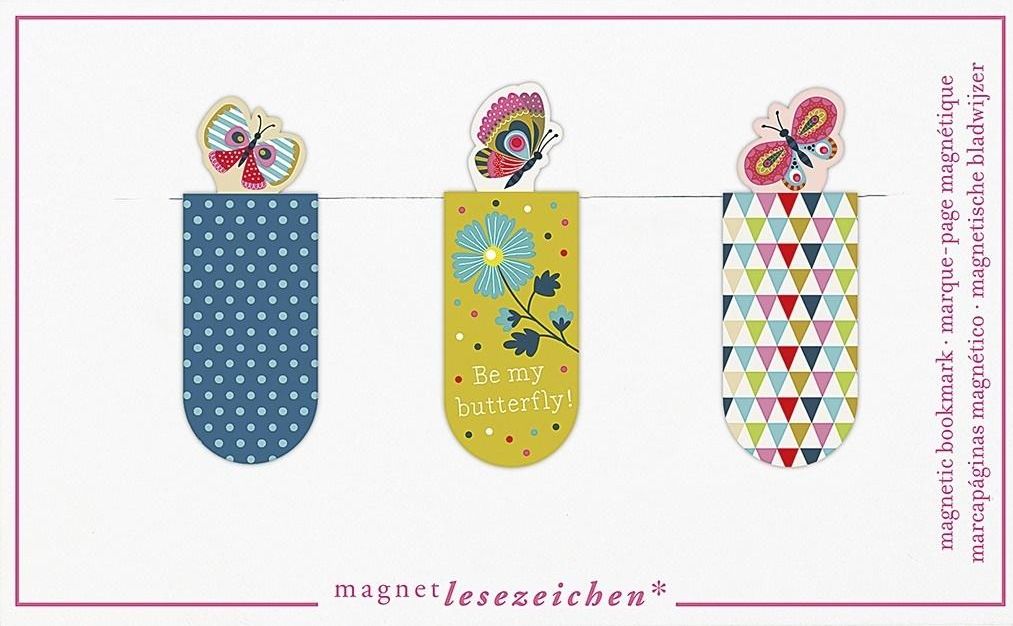 Cass film Zakładki Magnetyczne - Motyle CASS FILM