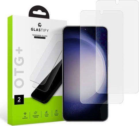Glastify Szkło hartowane Glastify OTG+ 2-PACK do Samsung Galaxy S23+ Plus Clear
