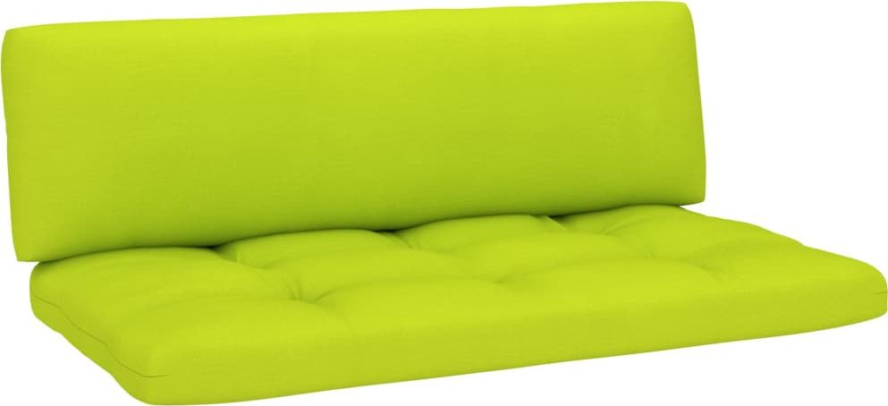 vidaXL Poduszki na sofę z palet, 2 szt. jasnozielone (314656)