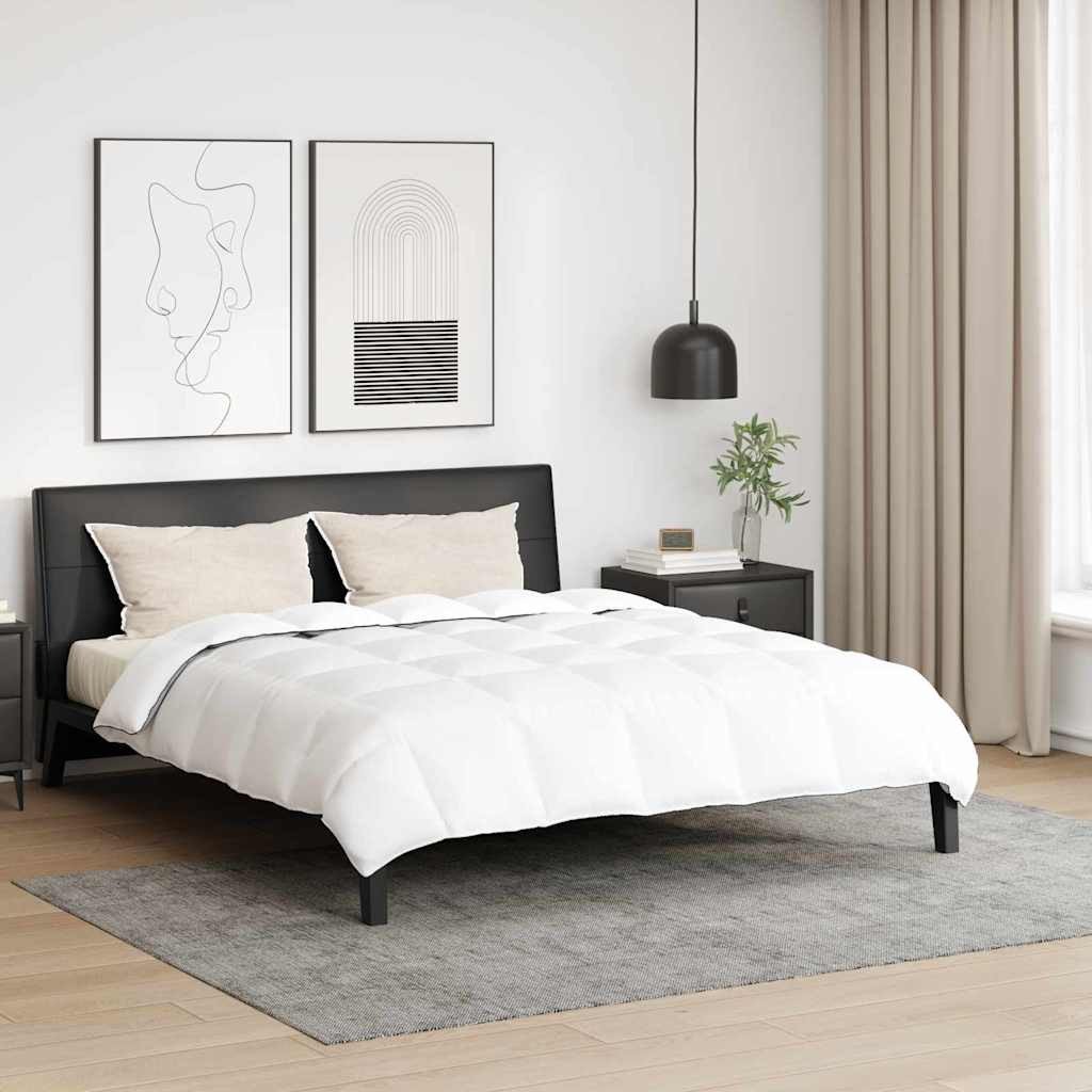 Zestaw kołdry zimowej z poduszką 3 pcs Biały 200 x 200 cm