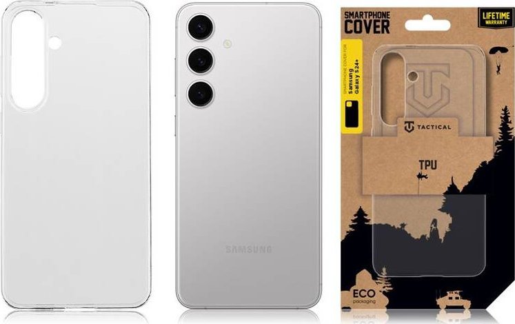 Tactical TPU Cover for Samsung Galaxy S24+ Transparent standard