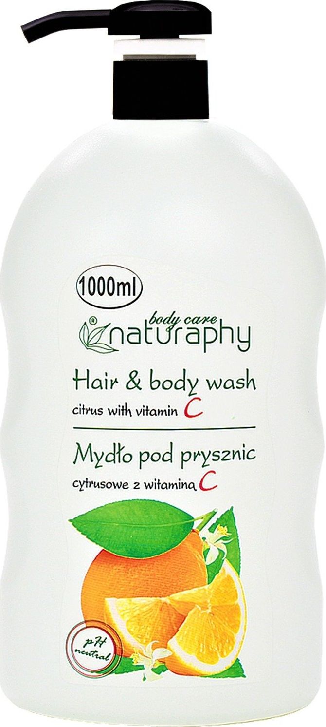 BluxCosmetics Mydło pod prysznic cytrusowe z witaminą C 1L