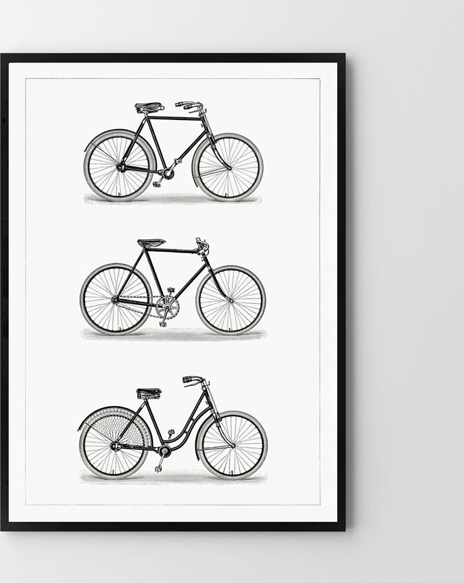 Hog Studio Rowery Plakat (A3 (29.7x42cm))