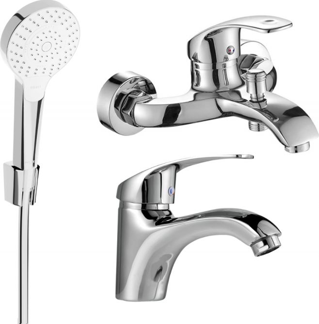 Mexen Mexen Fabia R05 zestaw wannowy, chrom - 746503R05-00