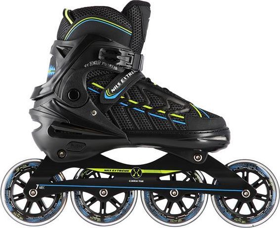 Rolki Nils Extreme NA1128 szybkościowe regulowane czarne r. 39-42