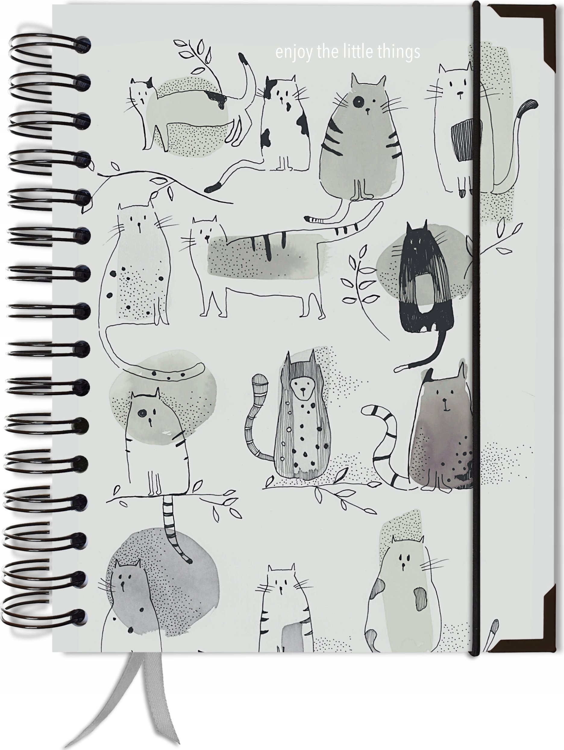 TadaPlanner Bujo bullet 180 stron journal zeszyt A5+ w kropki pamiętnik