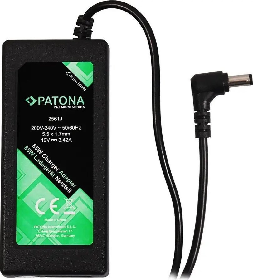 PATONA Acer, 19V, 3,42A, 65W, konektor 5,5x1,7mm (PT2561)