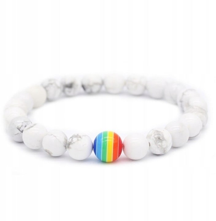 OPASKA TĘCZOWA TĘCZA LGBT BRANSOLETKA UNISEX 100