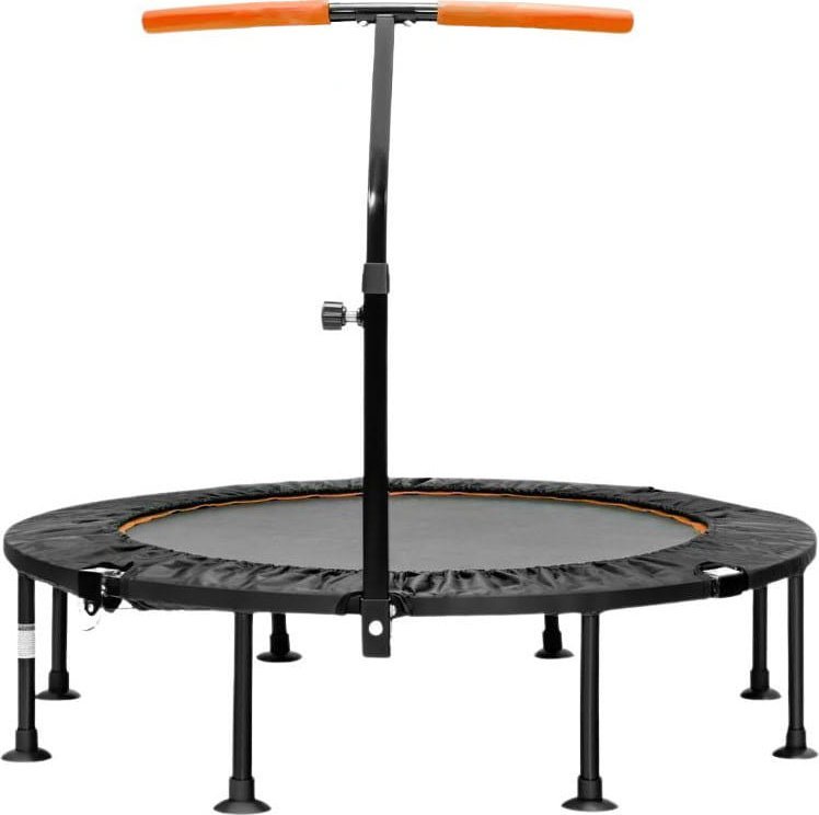 Costway Składana mini trampolina z regulowaną poręczą