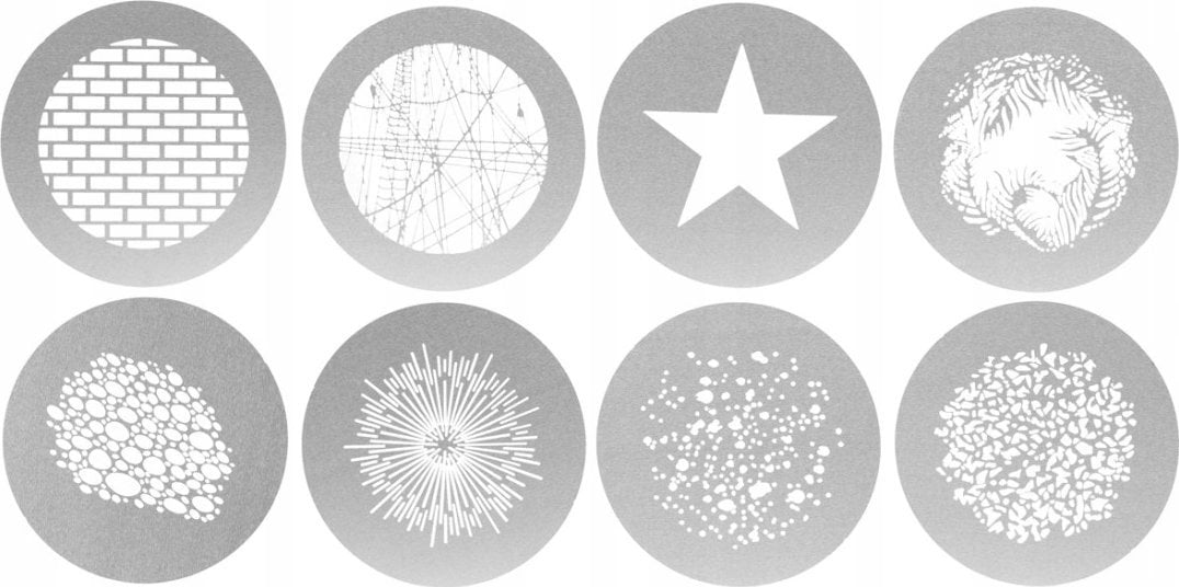 GlareOne GlareOne Spotlight Gobo Set 3 - zestaw masek